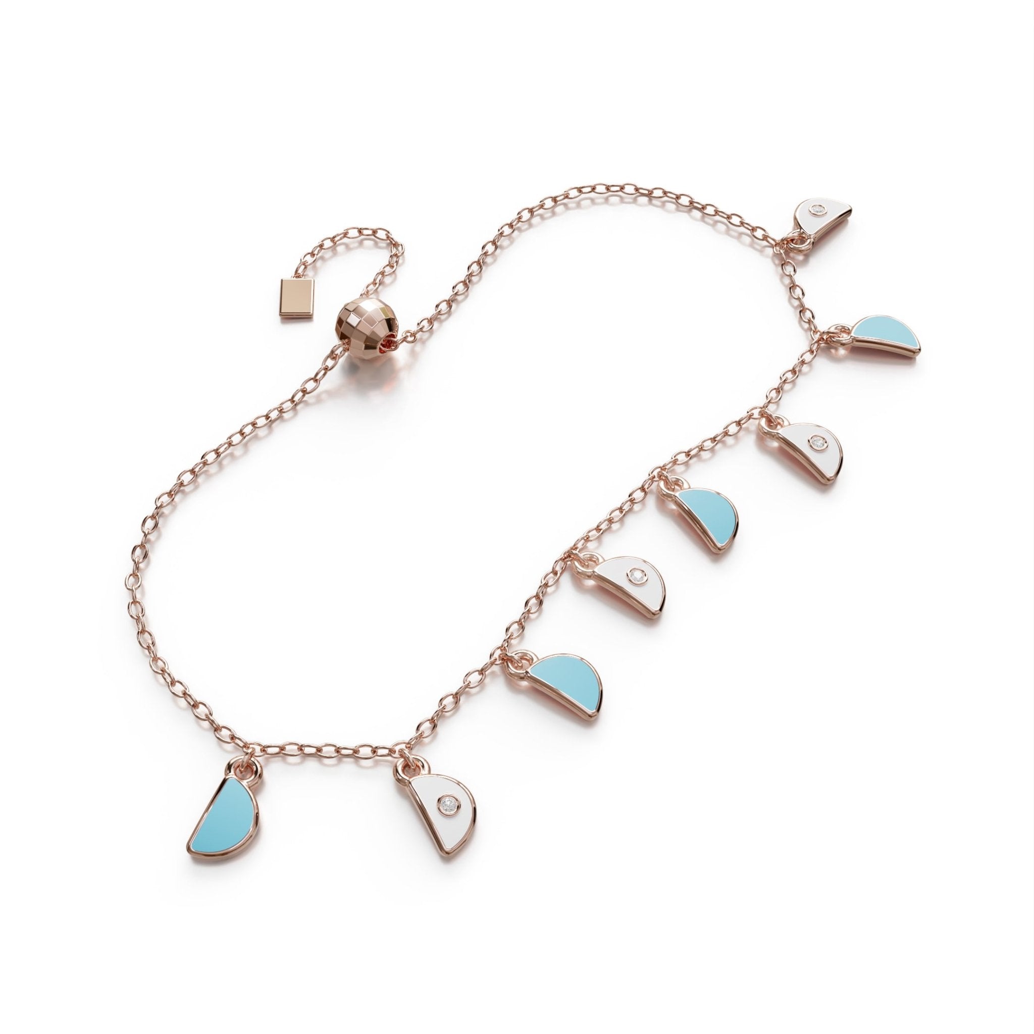 Amara Charm Bracelet - Rose Gold - Whispers of Alara -