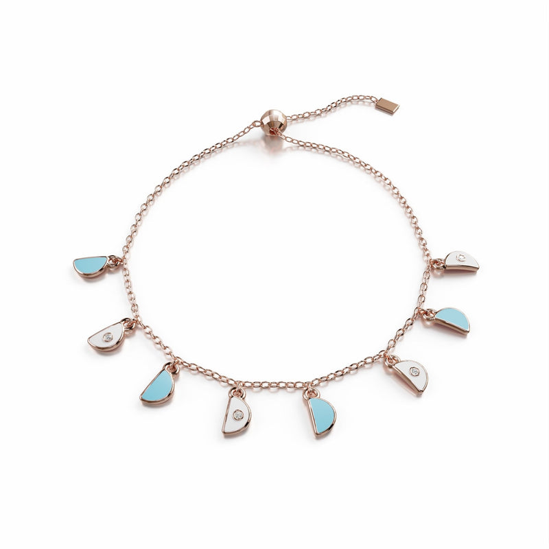 Amara Charm Bracelet - Rose Gold - Whispers of Alara -