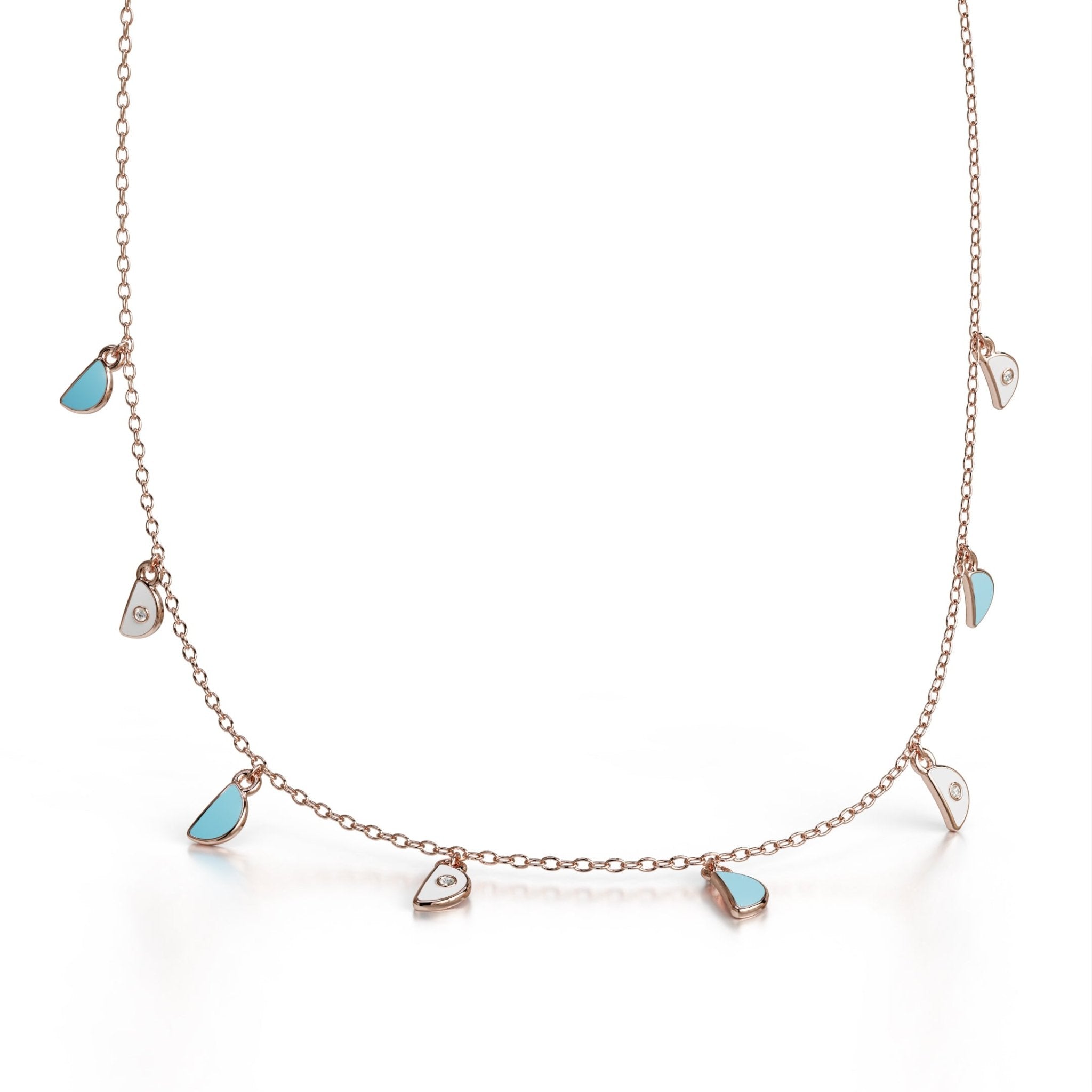 Amara Charm Pendant - Rose Gold - Whispers of Alara -