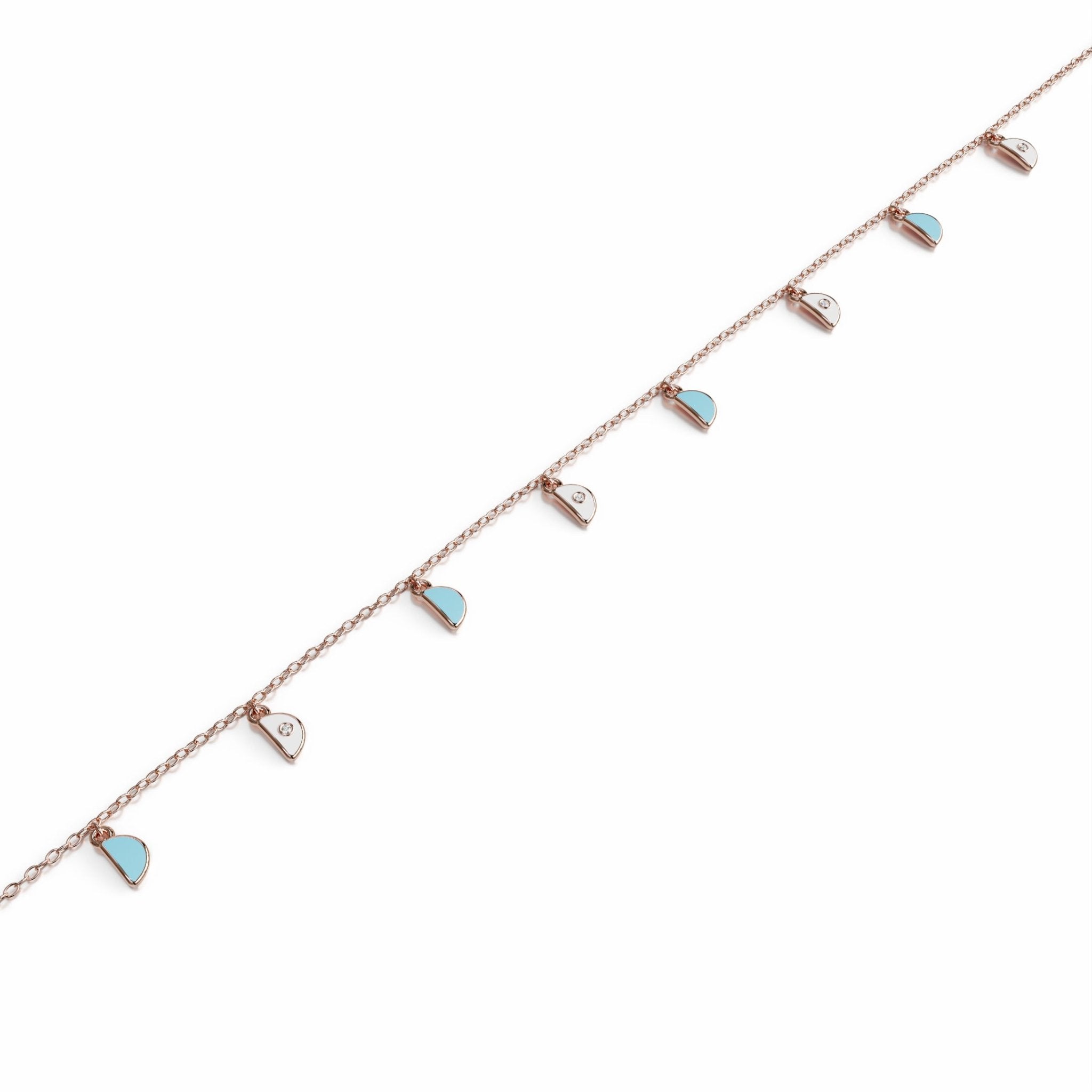 Amara Charm Pendant - Rose Gold - Whispers of Alara -