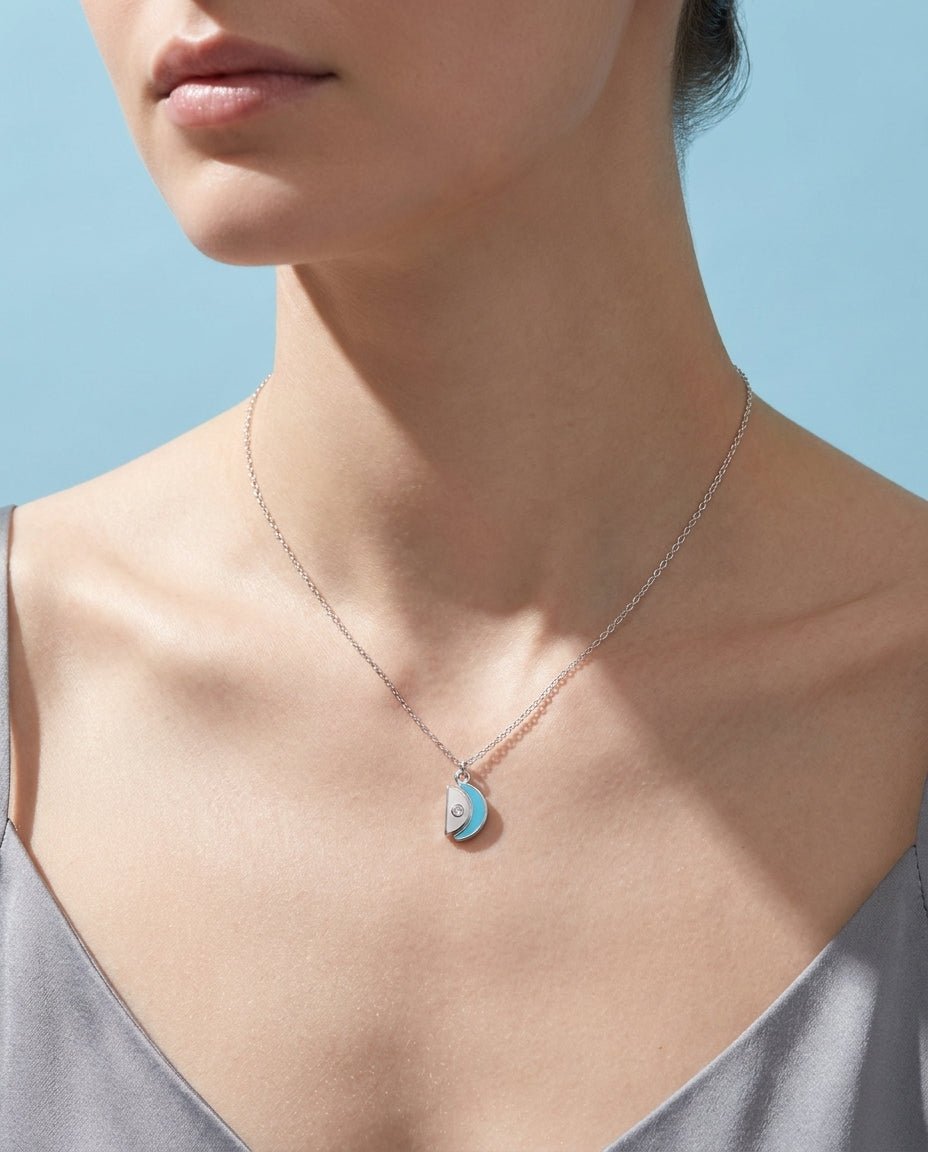 Amara Pendant - White Gold - Whispers of Alara -