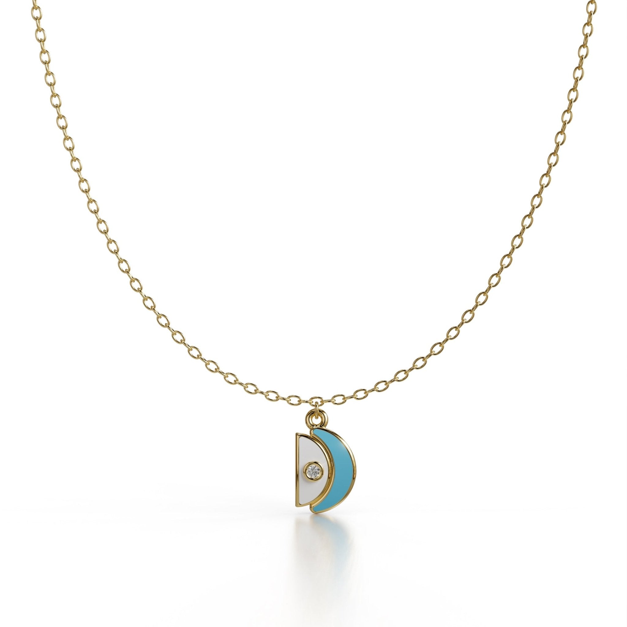 Amara Pendant - Yellow Gold - Whispers of Alara -