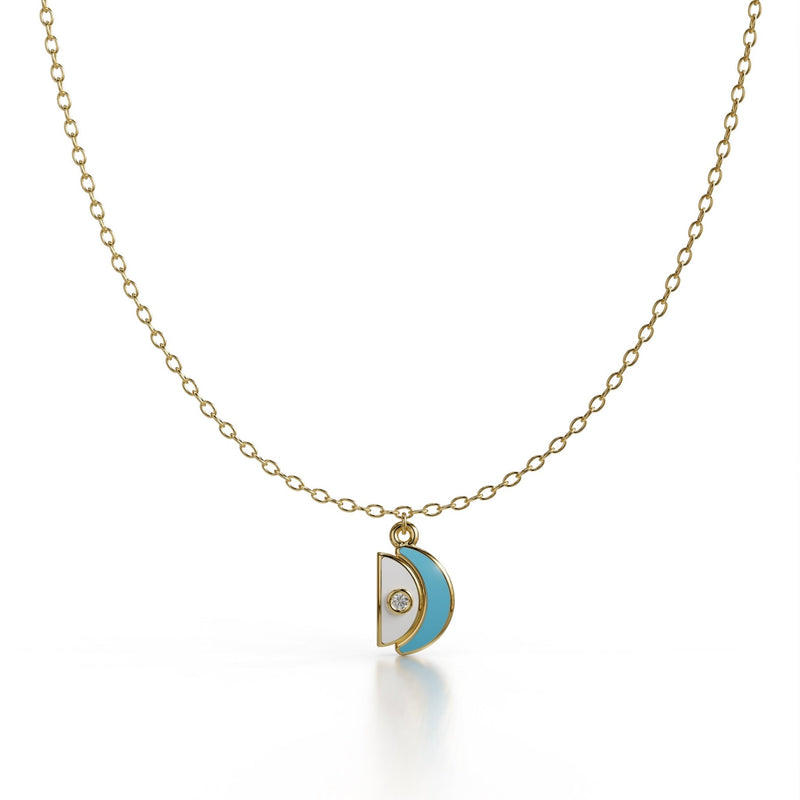 Amara Pendant - Yellow Gold - Whispers of Alara -