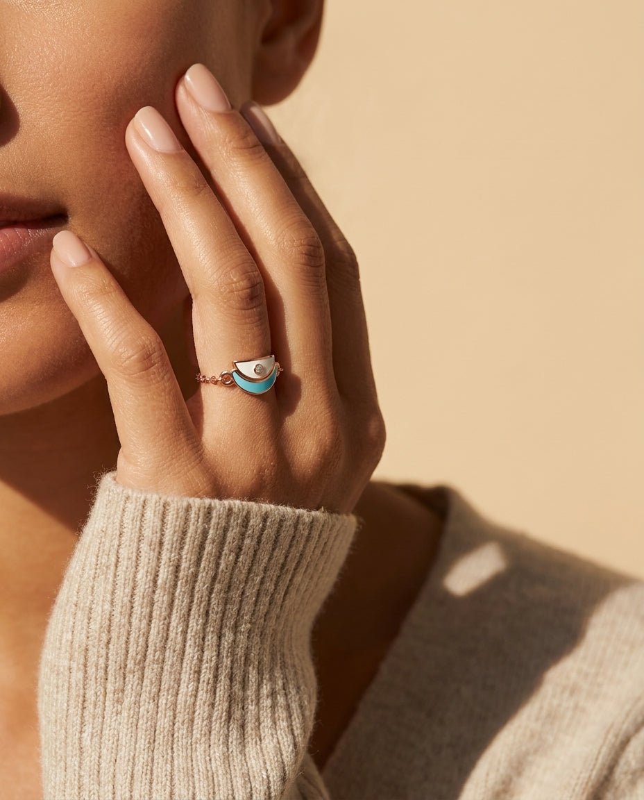 Amara Ring - Rose Gold - Whispers of Alara -