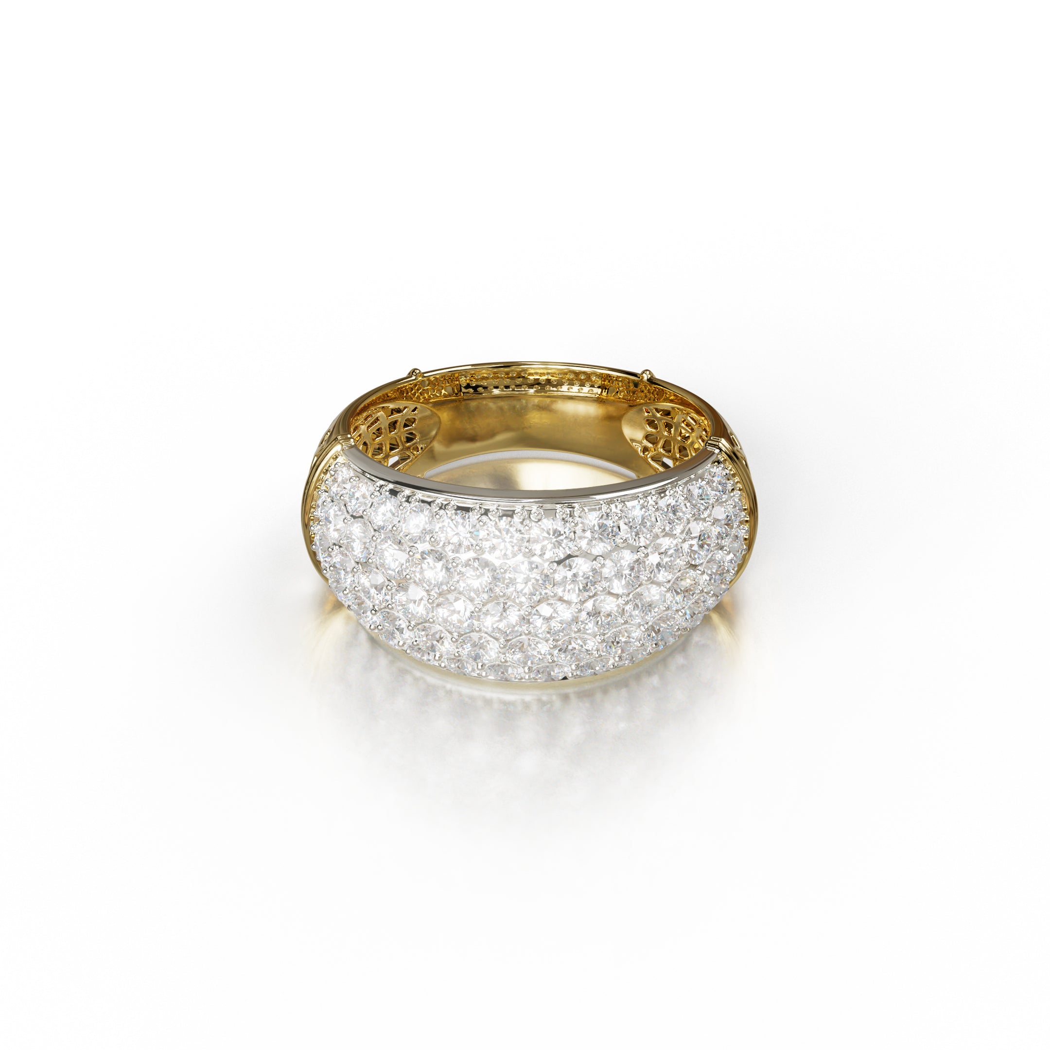 Sinan Ring - Yellow / White Gold