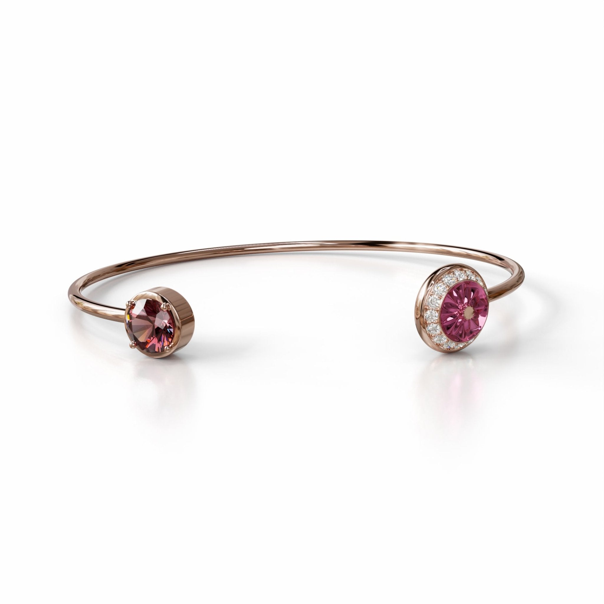 Sinan Bangle - Rubellite - Whispers of Alara -