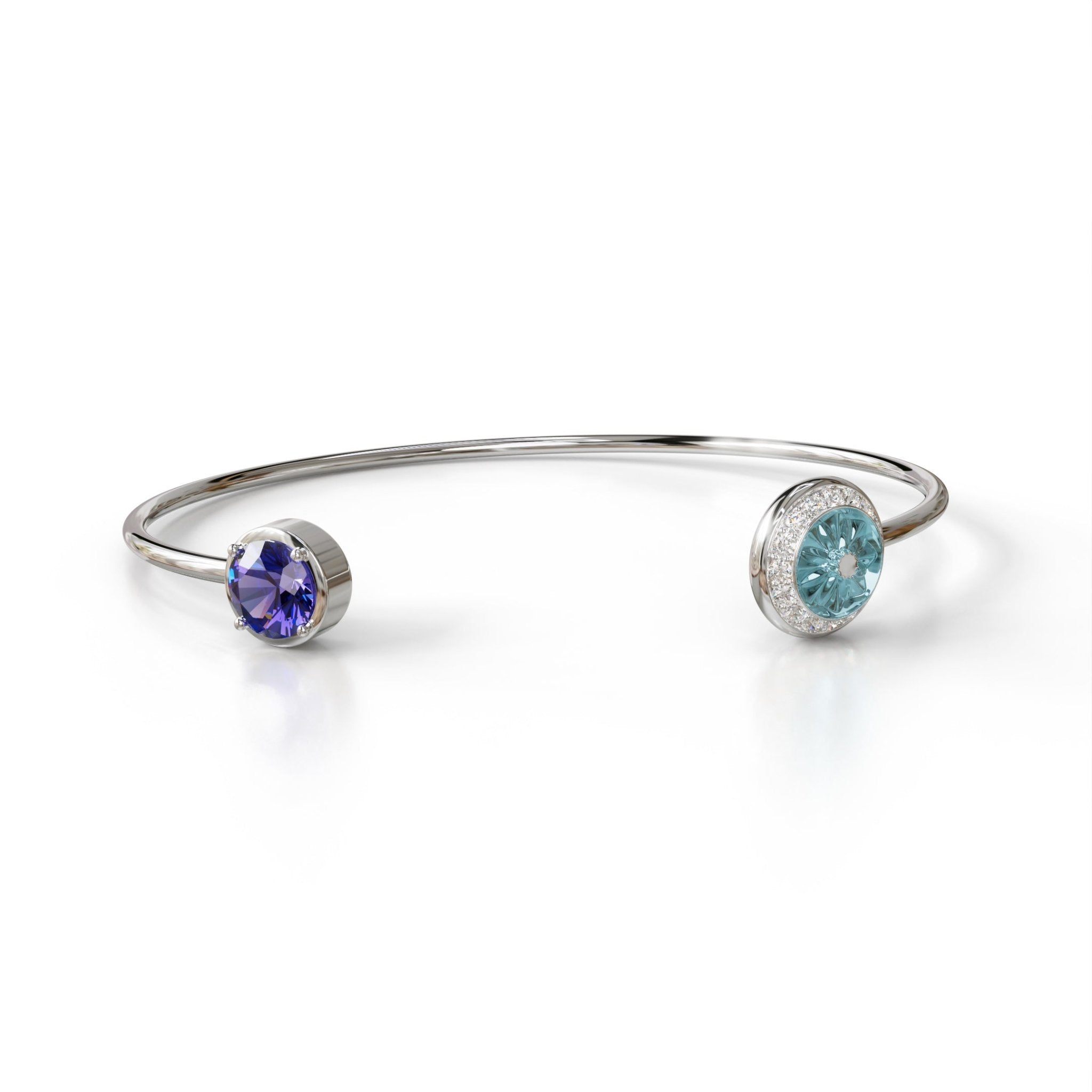 Sinan Bangle - Tanzanite - Whispers of Alara -