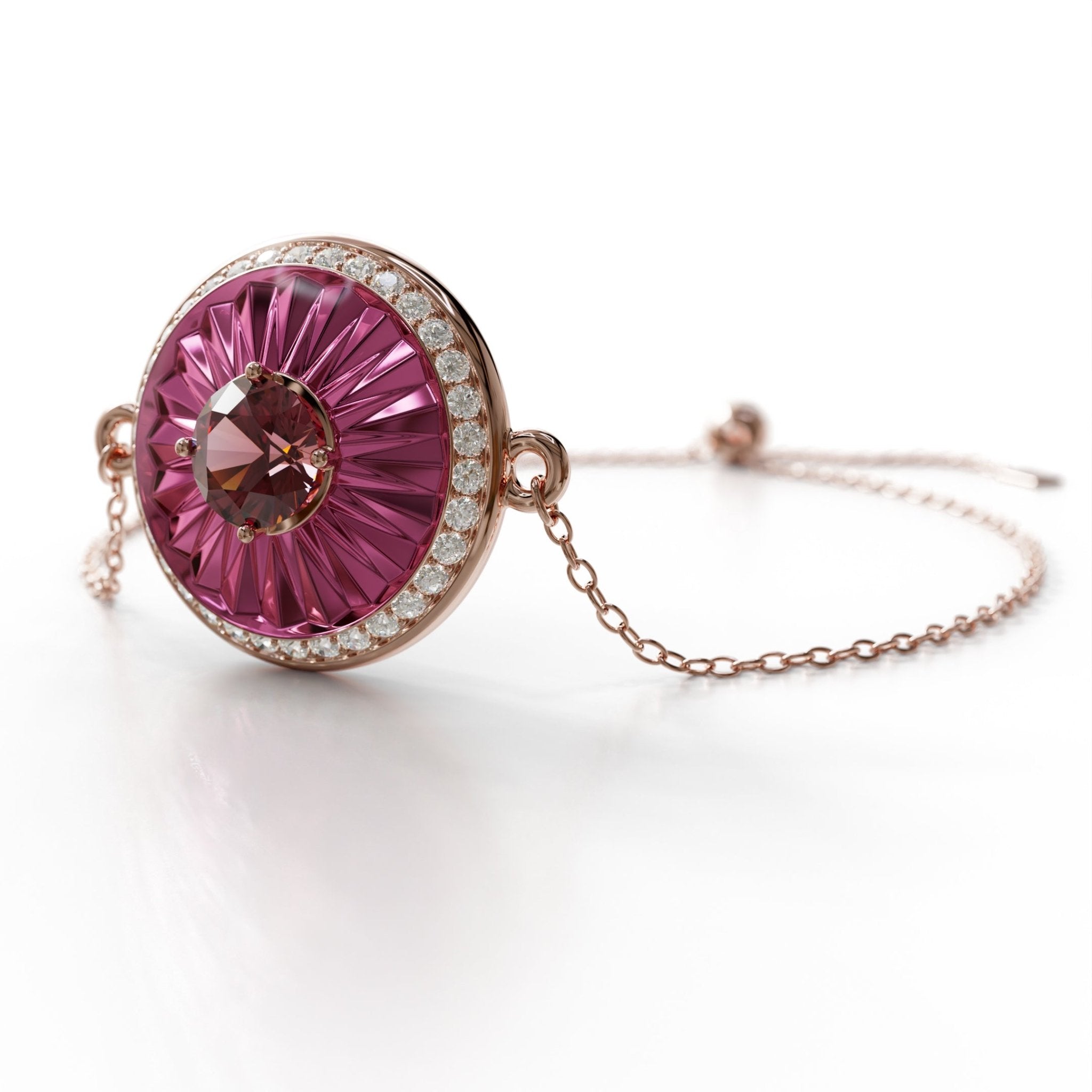 Sinan Bracelet - Rubellite - Whispers of Alara -