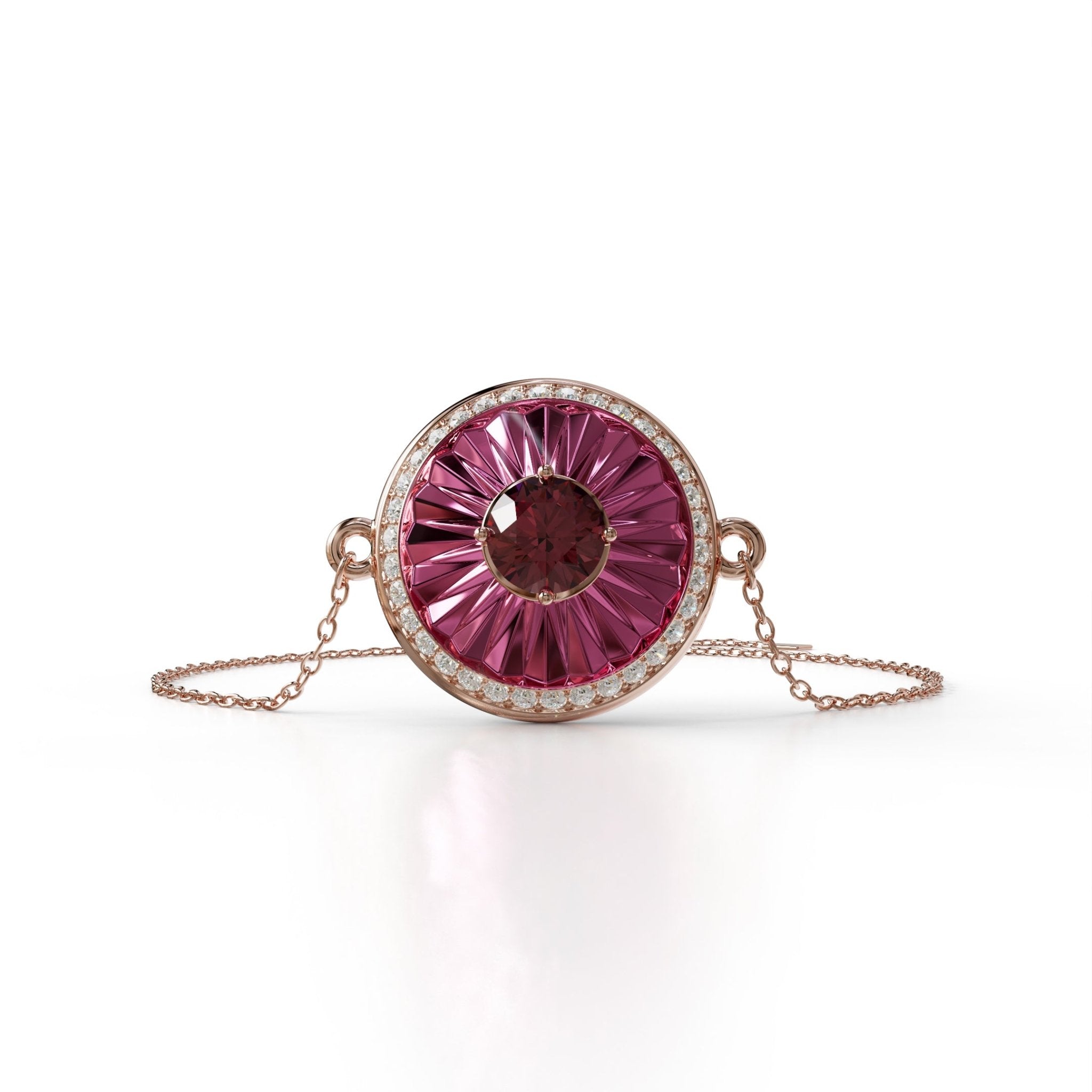 Sinan Bracelet - Rubellite - Whispers of Alara -