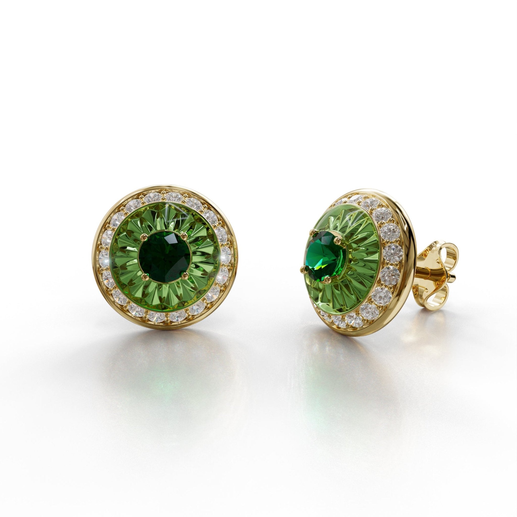 Sinan Earrings - Verdelite - Whispers of Alara -