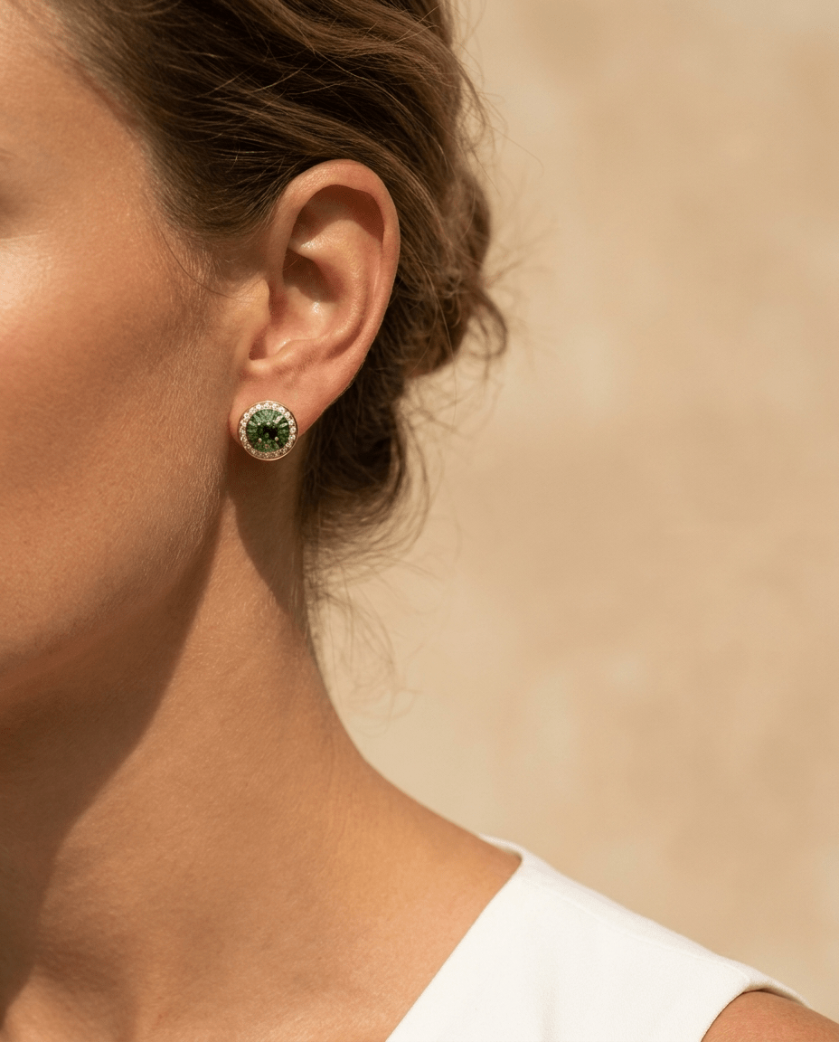 Sinan Earrings - Verdelite - Whispers of Alara -