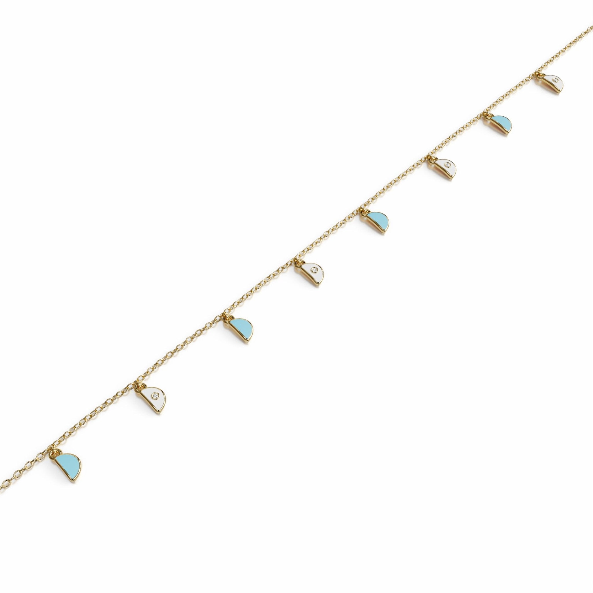 Amara Charm Pendant - Yellow Gold - Whispers of Alara - 