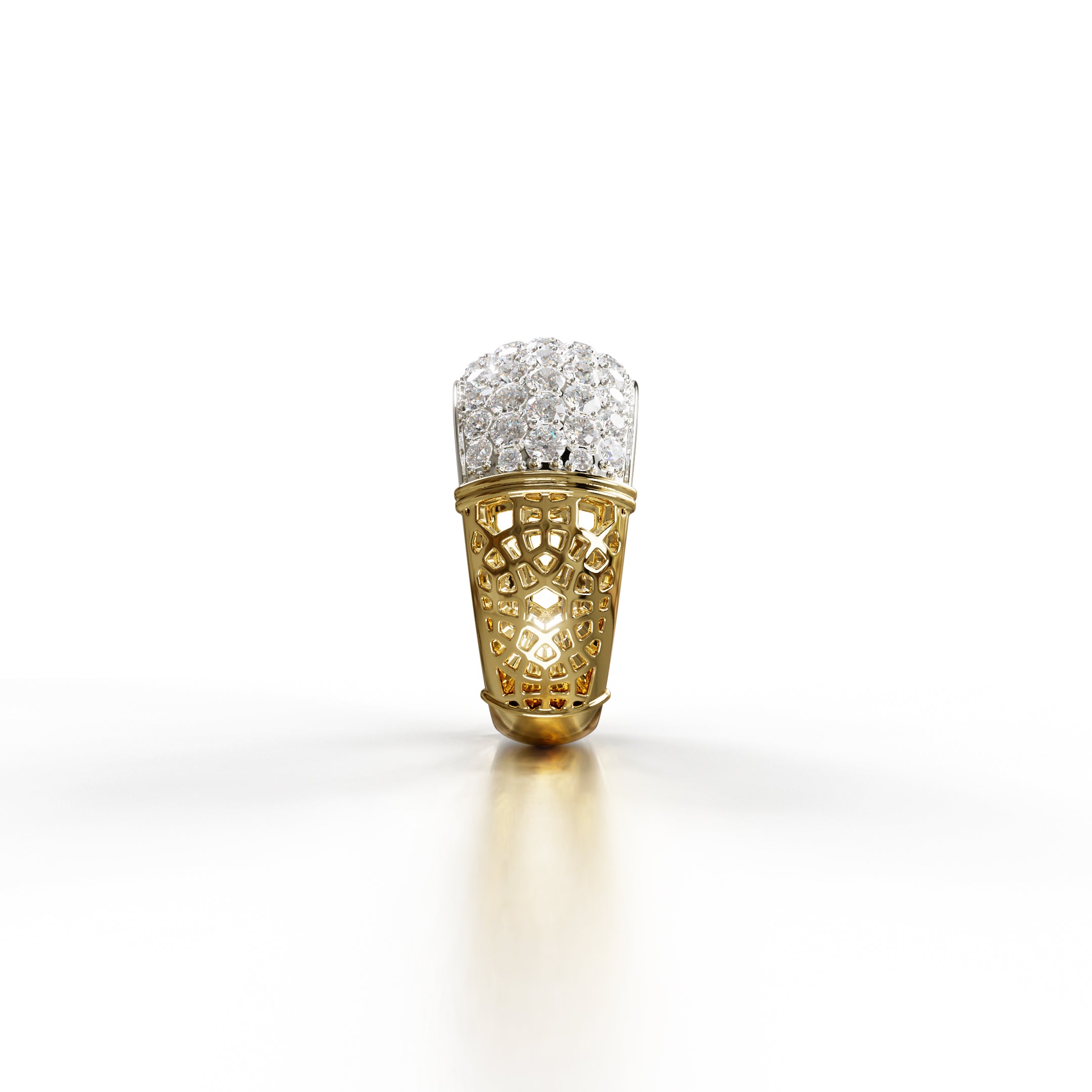 Sinan Ring - Yellow / White Gold