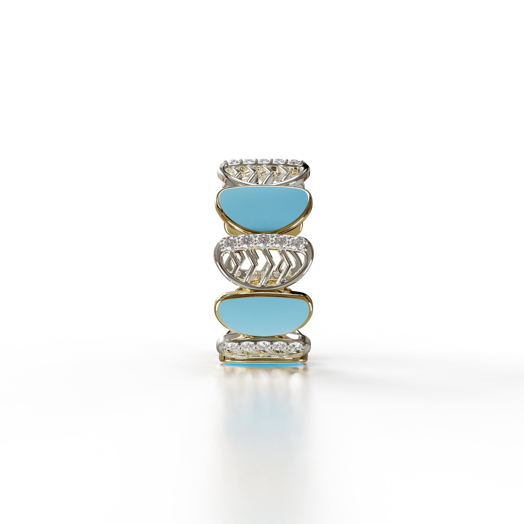 Amara Ring - Yellow / White Gold