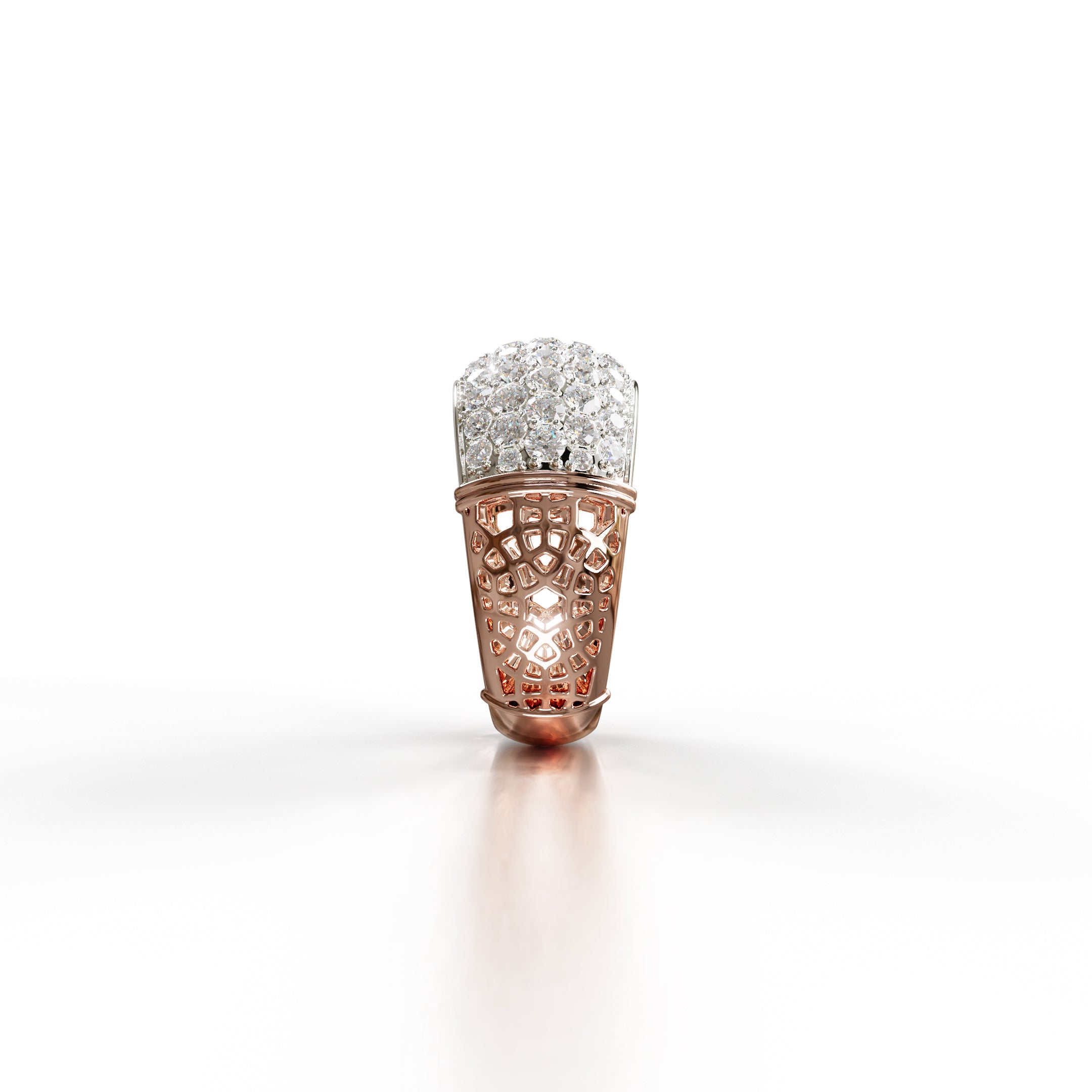 Sinan Ring - Rose / White Gold