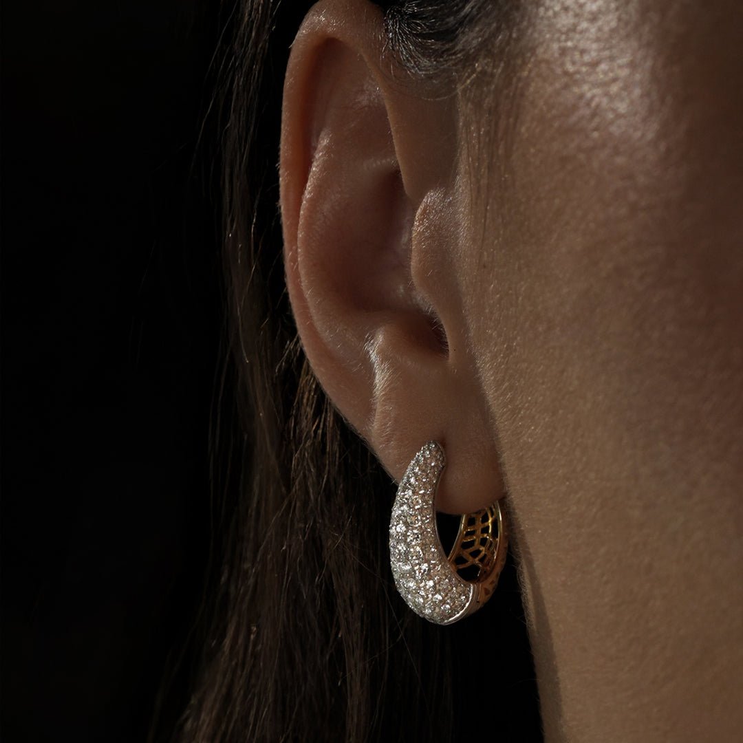 Sinan Earrings - Rose / White Gold - Whispers of Alara - 