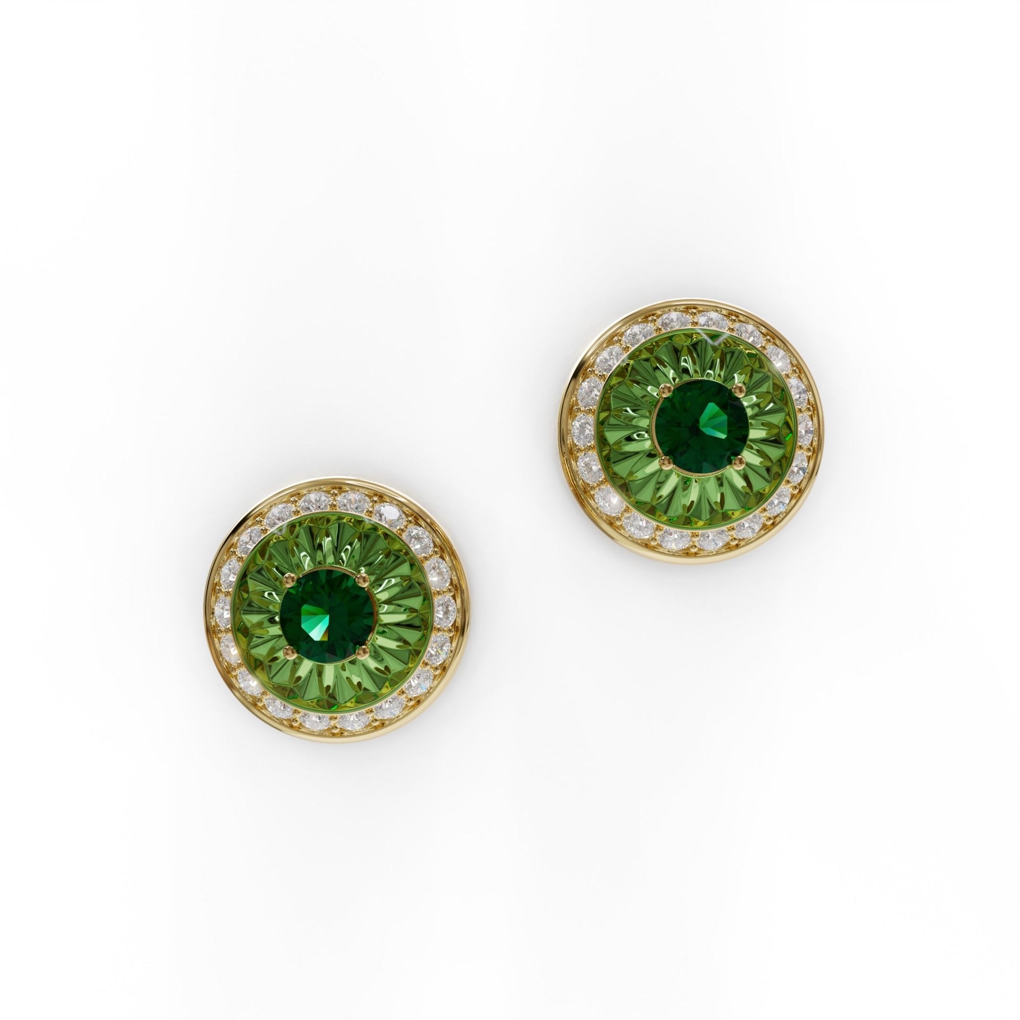 Sinan Earrings - Verdelite - Whispers of Alara - 