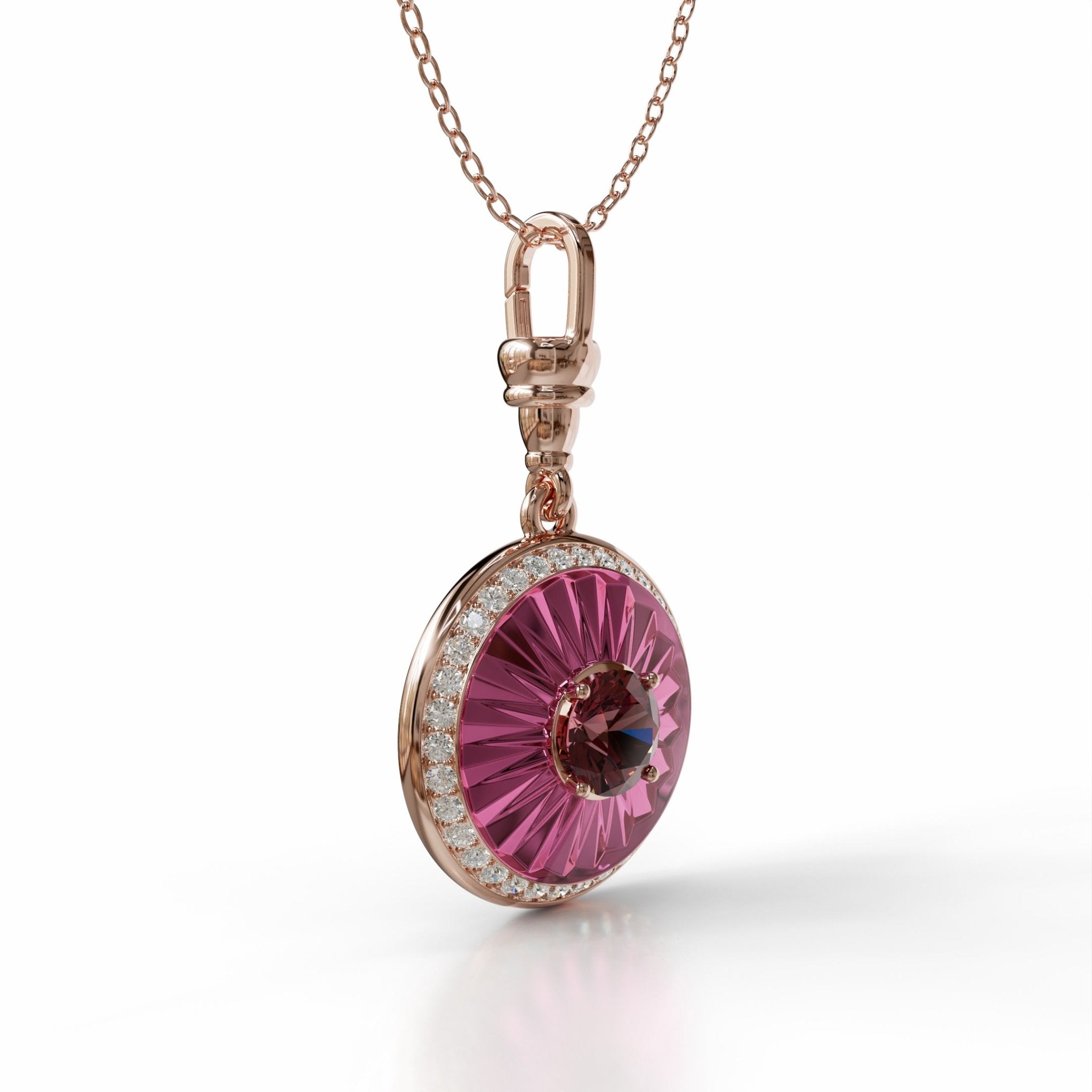 Sinan Pendant - Rubellite - Whispers of Alara - 