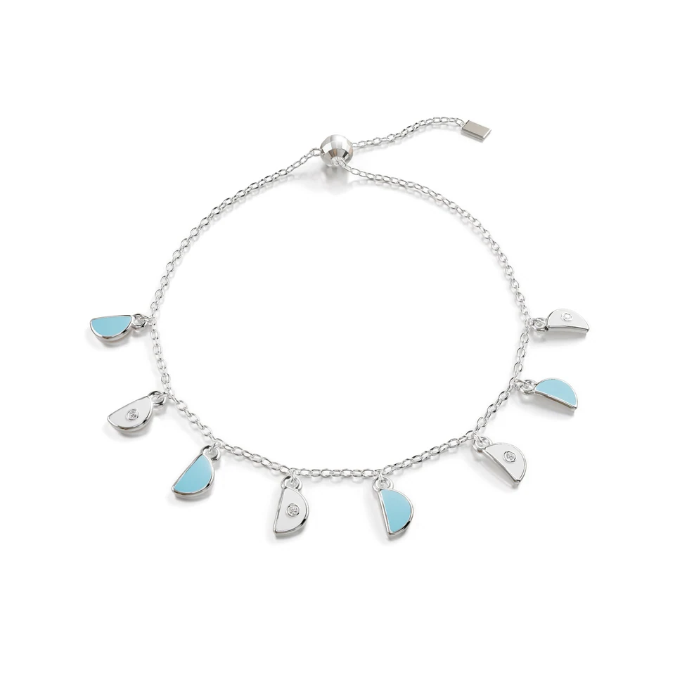 Amara Charm Bracelet, white gold