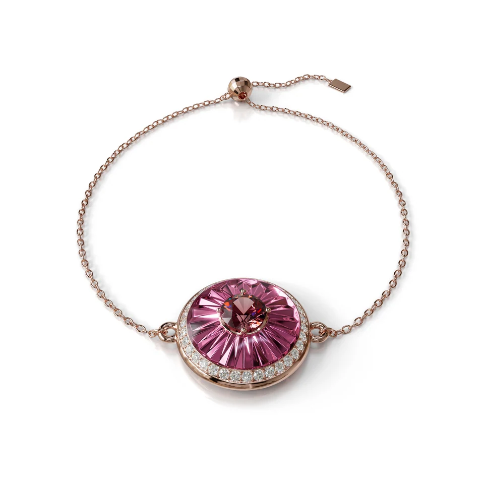 Sinan Expressions Bracelet, rubellite, rose gold